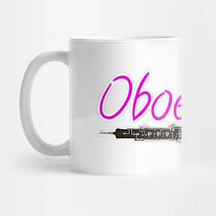 Oboe Girl Oboist Female Woodwind Musician Mug